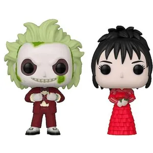 Funko Beetlejuice 2 - Pack 2 figurines POP! Beetlejuice & Lydia Deetz 9 cm pas cher