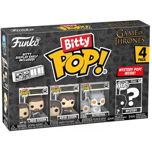 Funko Game Of Thrones - Pack 4 Figurines Bitty Pop! Ned Stark 2,5 Cm