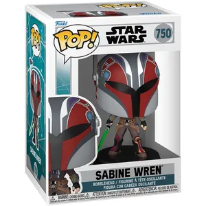 Figurine Funko Pop! N°750 - Ahsoka - Sabine Wren Avec Sabre Laser pas cher