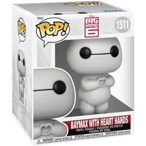 BAYMAX WITH HEART HANDS OVERSIZED / BIG HERO 6 / FIGURINE FUNKO POP pas cher