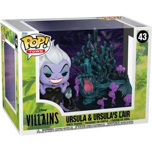 URSULA AND URSULAS LAIR / VILLAINS / FIGURINE FUNKO POP pas cher