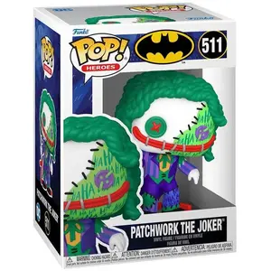 Funko Figurine Funko Pop - Batman [Dc] N°511 - Le Joker (Patchwork) (80906) pas cher