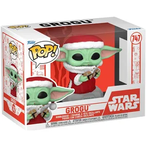 Funko Figurine Funko Pop - Star Wars : Noël N°747 - Grogu (80009) pas cher