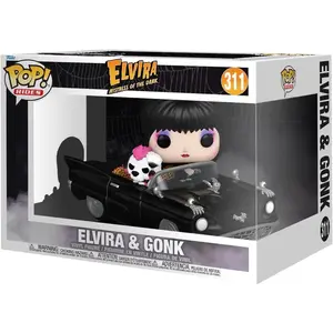 Comparateur de prix : Funko Pop! Manèges Elvira Maîtresse Des Ténèbres Elvira & Gonk Deluxe