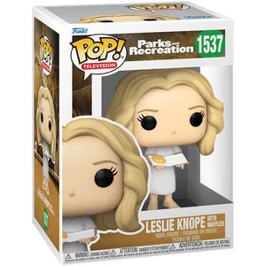 LESLIE KNOPE WITH WAFFLES / PARKS AND RECREATION / FIGURINE FUNKO POP pas cher