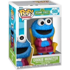 Sesame Street POP ! TV Figurine vinyle Cookie Monster 9 cm pas cher