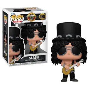 Comparateur de prix : Figurine - FUNKO - Pop Rocks N° 398 - Slash - Guns N' Roses - Noir