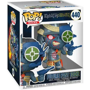 FUTURE PAST EDDIE OVERSIZED / IRON MAIDEN / FIGURINE FUNKO POP pas cher
