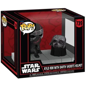 Comparateur de prix : Figurine Funko Pop Deluxe Darkside Kylo Ren avec casque de Dark Vador