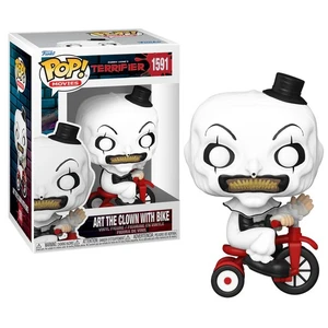 ART THE CLOWN WITH BIKE / TERRIFIER / FIGURINE FUNKO POP pas cher