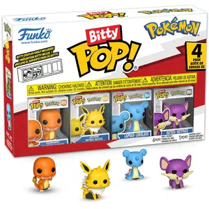 Comparateur de prix : Pack de 4 figurines Funko Bitty Pop Pokémon Charmander