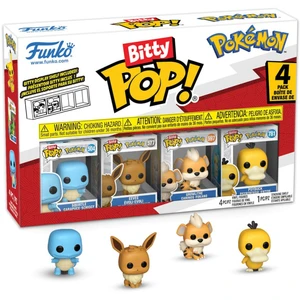 Pack 4 Figurines Funko Bitty Pop Pokémon Squirtle pas cher