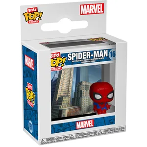 Figurine Funko Bitty Pop Deluxe Marvel Spider-Man Cityscape pas cher