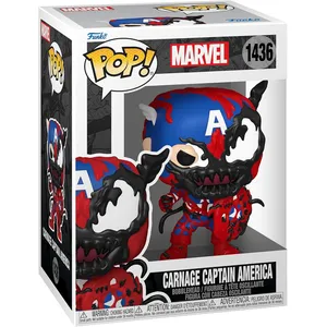 Comparateur de prix : Funko Marvel - Figurine Pop! Carnageized Captain America 9 Cm