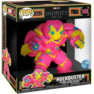 Comparateur de prix : Funko Iron Man - Figurine POP! Super Sized Jumbo Hulkbuster (BLKLT) 25 cm
