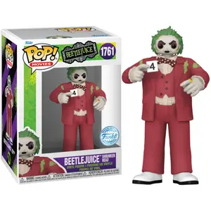 Funko Pop Beetlejuice Figurine exclusive à tête réduite One Size pas cher
