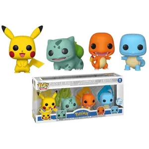 Funko! Pokémon Kanto Starter Coffret 4 Figurines pas cher