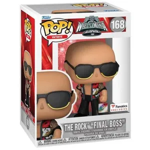 Funko Figurine Funko Pop Wwe The Rock Final Boss Wrestlemania 40 pas cher