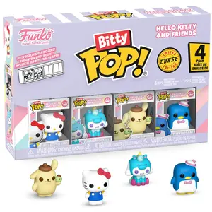 Comparateur de prix : Pack de 4 figurines Funko Bitty Pop Hello Kitty Sanrio