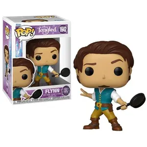 FLYNN AVEC POELE / RAIPONCE / FIGURINE FUNKO POP pas cher