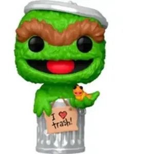 1, Rue Sésame - Figurine POP! Oscar the Grouch 9 cm