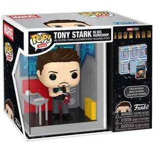 Funko POP Nooks: Marvel - Tony''s Garage pas cher
