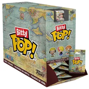 DISPLAY DE 32 MYSTERY BITTY / ONE PIECE / FIGURINE FUNKO POP pas cher