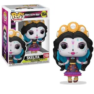 Funko Figurine vinyle Monster High POP ! Skelita 9 cm pas cher