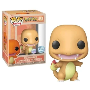 Funko Pokémon - Figurine POP! Charmander (SftClr) *Exclusive Version* 9 cm pas cher