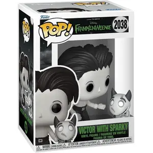 VICTOR WITH SPARKY / FRANKENWEENIE / FIGURINE FUNKO POP pas cher