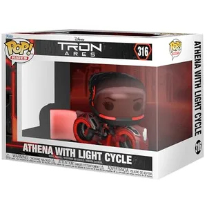 Comparateur de prix : Figurine Funko Pop Rides Tron Ares Athena with Light Cycle