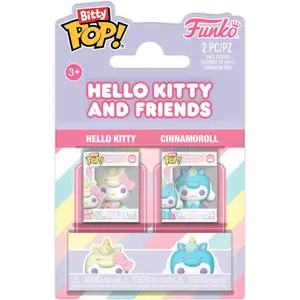 Figurine Funko Bitty Pop! 2pcs Hello Kitty Hello Kitty & Cinnamoroll pas cher