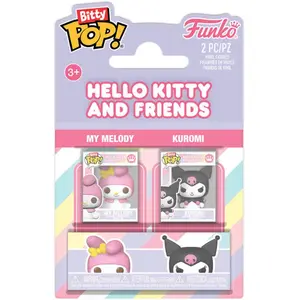 Figurine Funko Hello Kitty and Friends My Melody & Kuromi (x2) 2,3 cm pas cher