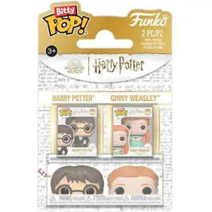 Comparateur de prix : Funko - Harry Potter - Pack 2 figurines Bitty POP! Harry & Ginny 25 cm