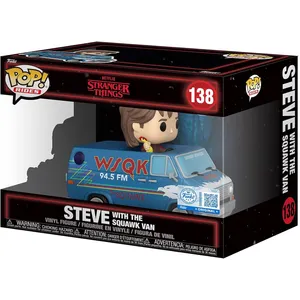 Stranger Things Steve Harrington With Squawk Van Funko POP Vinyl pas cher