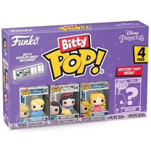 Comparateur de prix : Figurine bitty pop disney princess cinderella Funko Blister 4 (x4) TU