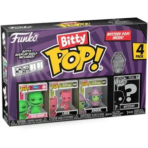 Comparateur de prix : Funko L'ÉTRANGE NOËL DE MR. JACK PACK 4 FIGURINES BITTY POP! VINYL OOGIE BOO