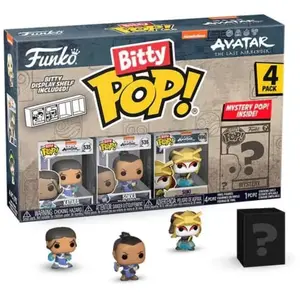 Funko AVATAR LE DERNIER MAÎTRE DE L'AIR PACK 4 FIGURINES BITTY POP! VINYL KA pas cher