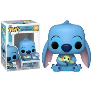 Funko Pop ! Disney : Stitch with Turtle Taille unique pas cher