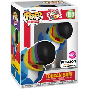Funko Figurine Funko Pop - Icônes De Pub N°195 - Toucan Sam - Flocked ... pas cher
