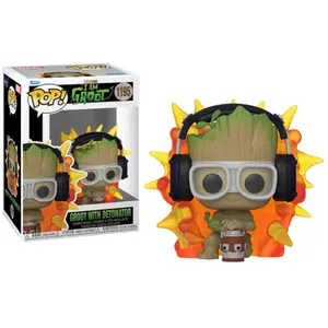 Figurine Funko Pop! Marvel: IAG- Groot w/ detonator pas cher