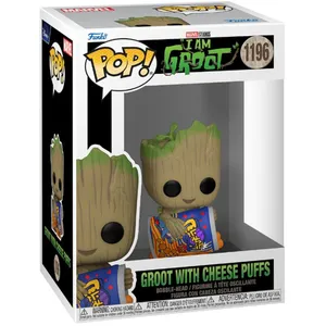 Figurine Funko Pop Marvel IAG Groot with Cheese Puffs pas cher