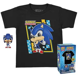 Funko Pop! Figurine Et T-shirt à Manches Courtes Sonic The Hedgehog pas cher