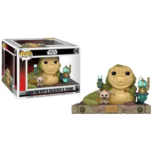 Comparateur de prix : FUNKO Star Wars 40e anniversaire Jabba avec Salacious Pop ! Moment de cinéma