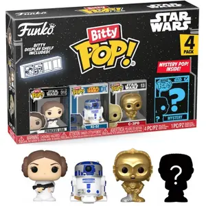 Comparateur de prix : Figurine Funko Star Wars Bitty Pop Leia 4Pk - Figurine - FUN71512