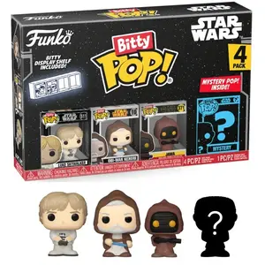 Comparateur de prix : Pack de 4 figurines Funko Bitty Pop Star Wars Luke