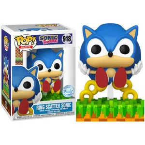 Figurine Funko POP Sonic 918 Ring Scatter Sonic Special Edition pas cher