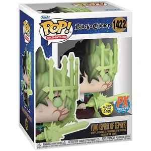 YUNO SPIRIT OF ZEPHYR / BLACK CLOVER / FIGURINE FUNKO POP / EXCLUSIVE SPECIAL EDITION / GITD pas cher