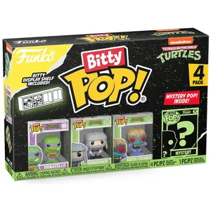 Comparateur de prix : Pack 4 figurines Funko Bitty Pop Teenage Mutant Ninja Turtle Donatello