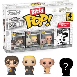 Comparateur de prix : Pack de 4 figurines Funko Bitty Pop Harry Potter in robe with scarf